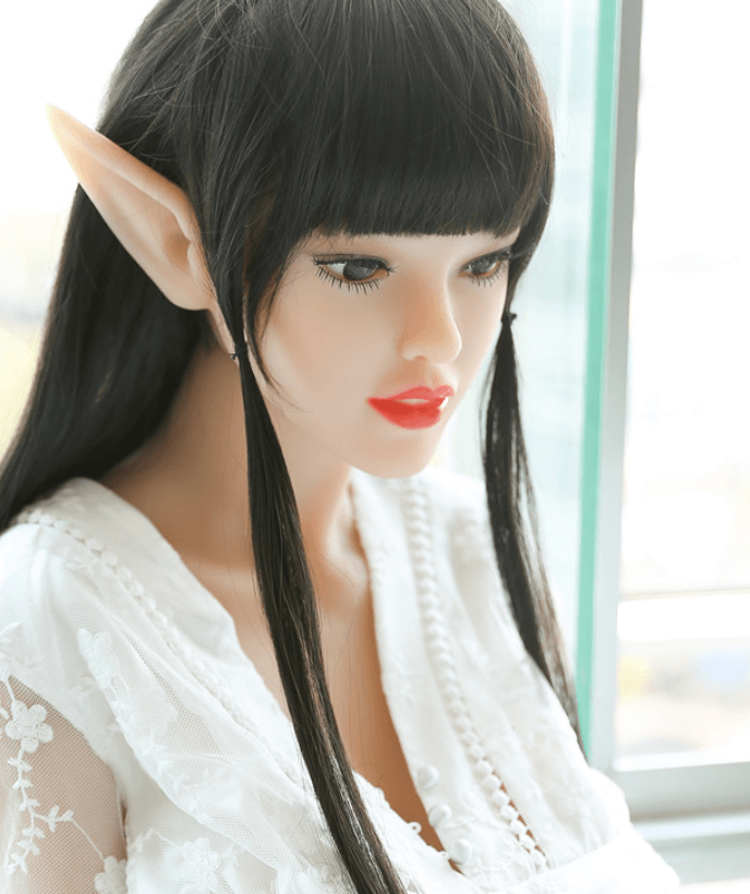 168cm Fairy Elf Real Silicone Sex Dolls Metal Skeleton Sex Doll Uinory