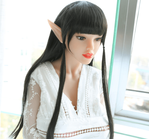 168cm Fairy Elf Real Silicone Sex Dolls Metal Skeleton Sex Doll