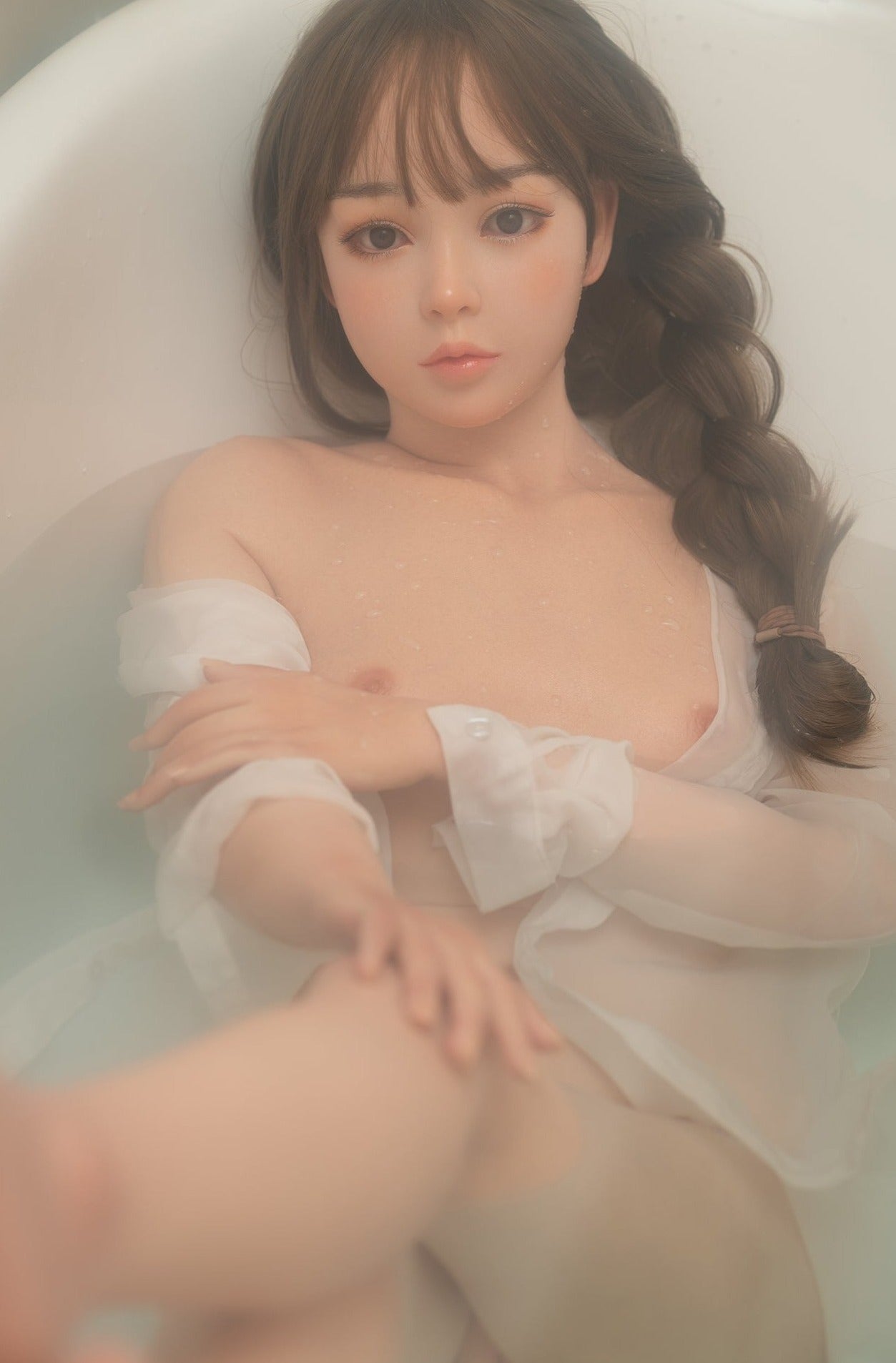 Axbdoll 148cm Beauty Series AA Cup Silicone Anime Sex Doll G06 2