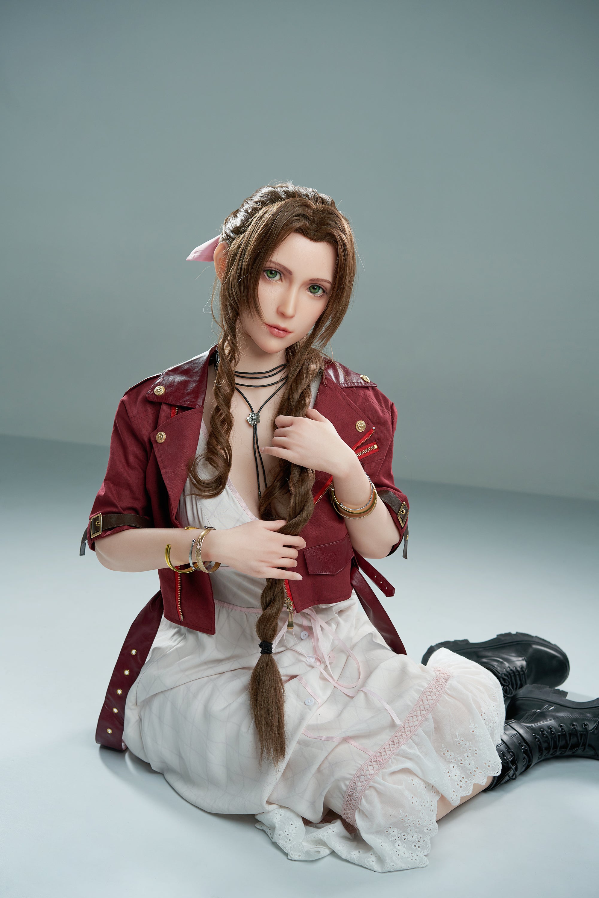 Game Lady 167cm Final Fantasy 7 Silicone Sex Doll Aerith Lady -  lovedollshops.com