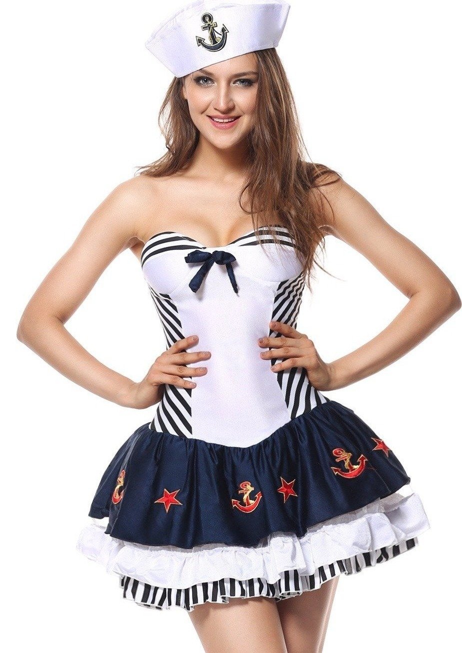 Navy cosplay dream sex doll clothing - lovedollshops.com