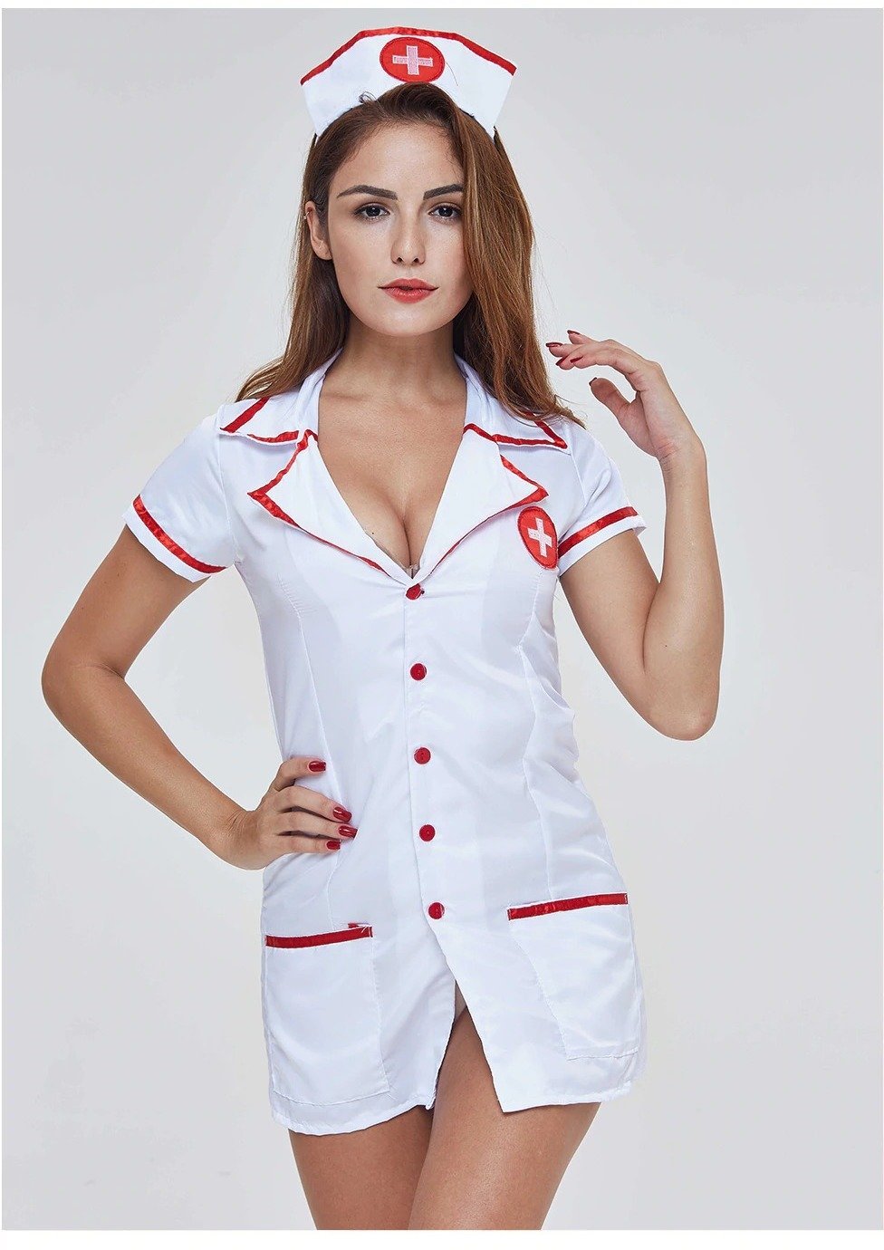 Nurse cosplay costume Sex doll lingerie - lovedollshops.com