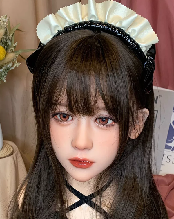 Realistic makeup tpe love sex doll head for sale only head Sasa