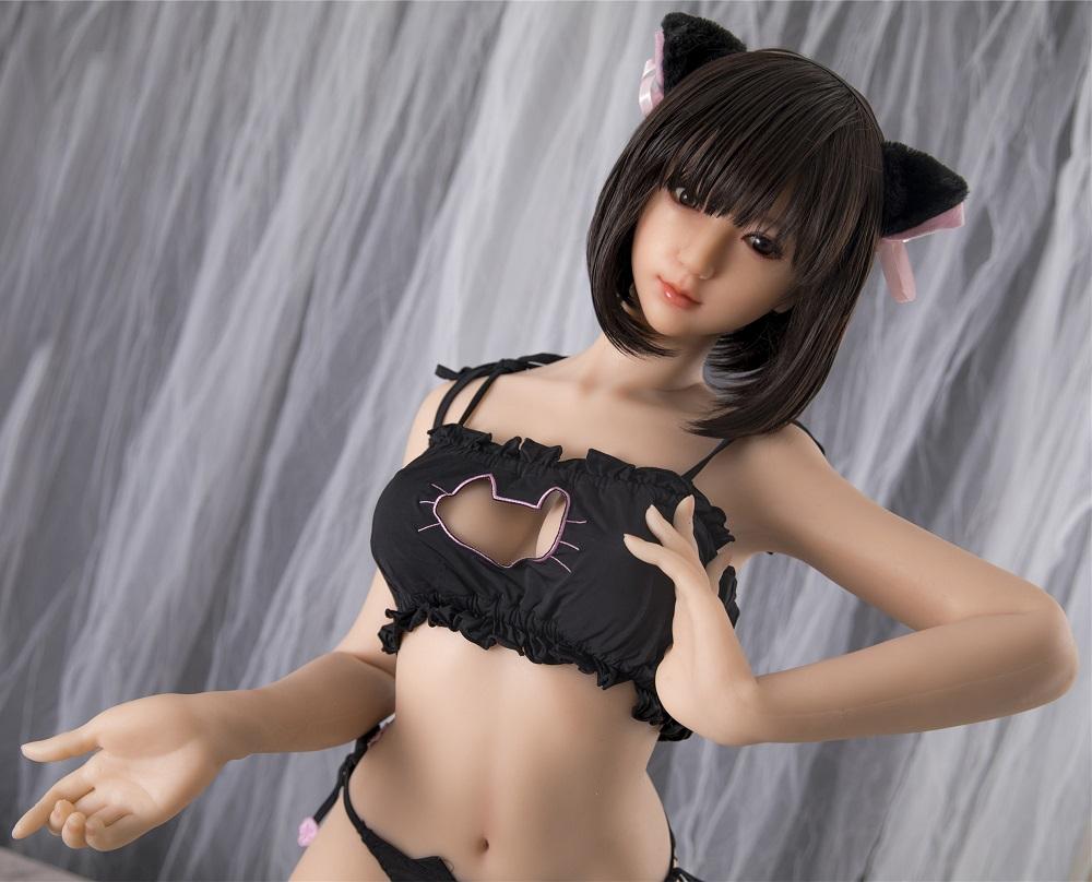 Sanhui 156cm silicone cute and cosplay cat girl sex doll-Hongfei