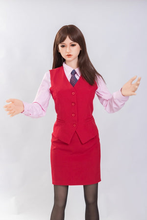 Sanhui 161cm silicone uniform pure big boobs sex doll-Aixuan - lovedollshops.com