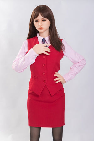 Sanhui 161cm silicone uniform pure big boobs sex doll-Aixuan - lovedollshops.com