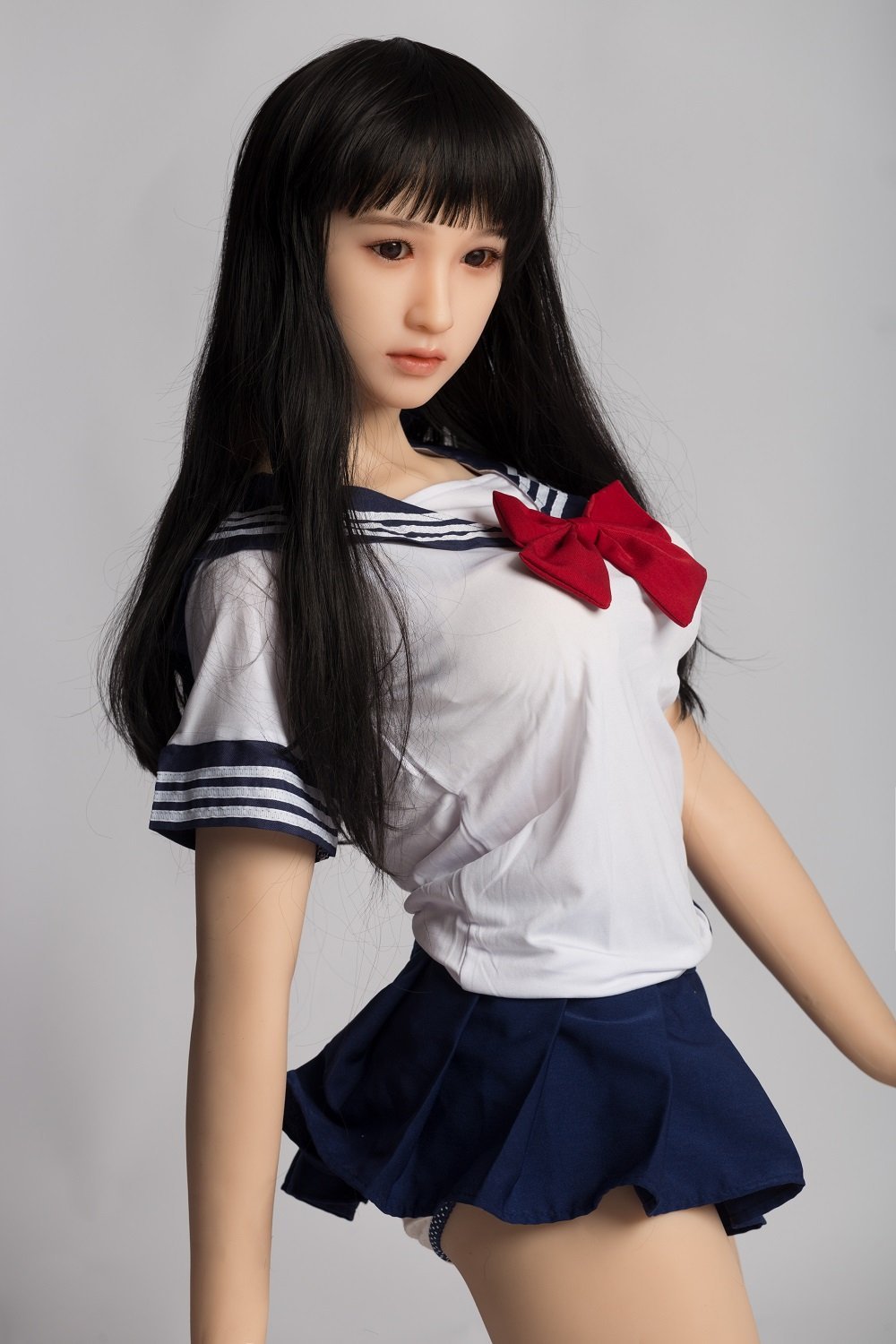 SanHui Japan 156cm small breasts silicone young sex doll-Liqin -  lovedollshops.com