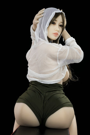 YL 155cm D Cup Dark Long Hair Asian TPE Sex Doll Yukina B - lovedollshops.com