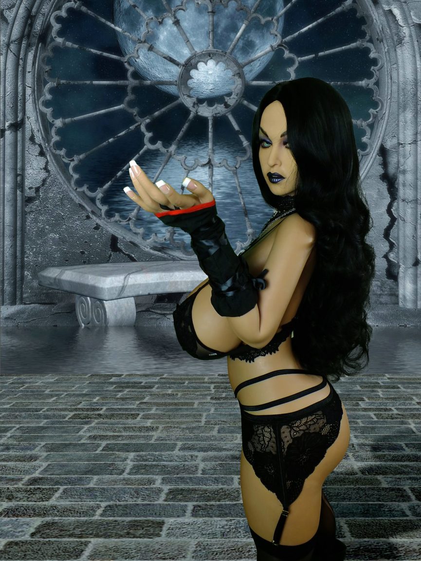 YL 160cm Goth Milf Sex Doll Kim - lovedollshops.com