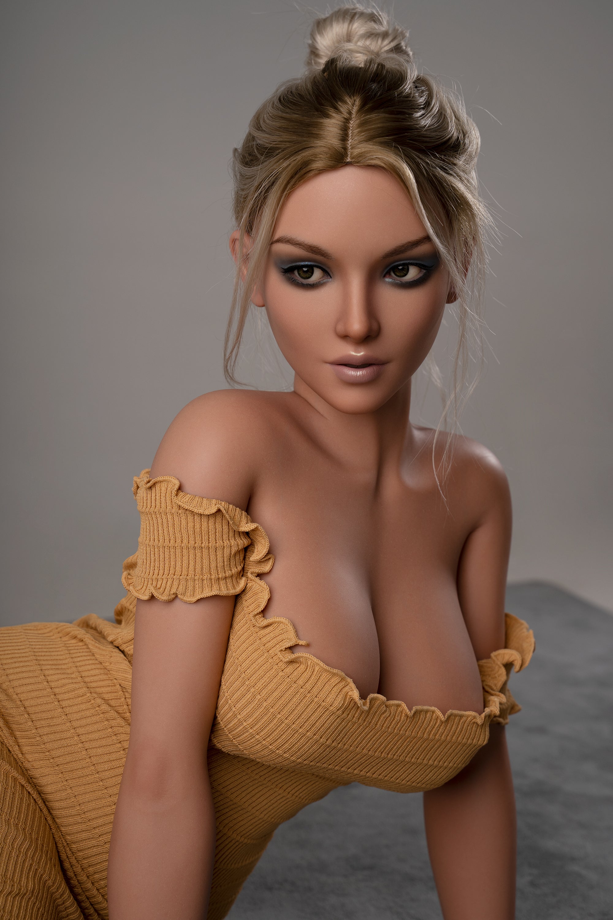 Zelex 165cm F Cup Caucasian Tanned Skin Silicone Sex Doll GE53-1 -  lovedollshops.com